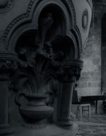 font for baptisms Church of The Holy Sepulchre